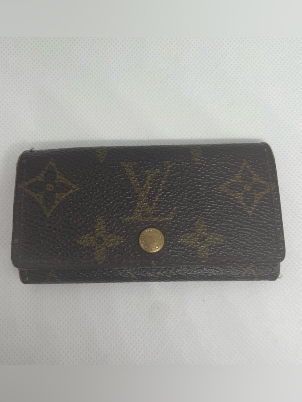 Louis Vuitton Monogram Canvas Key & Card Holder in Brown